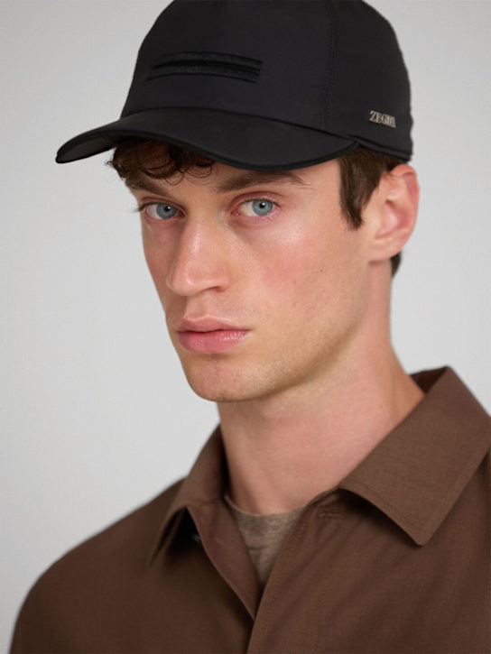 Zegna: Technical nylon baseball cap - men_1 | Luisa Via Roma