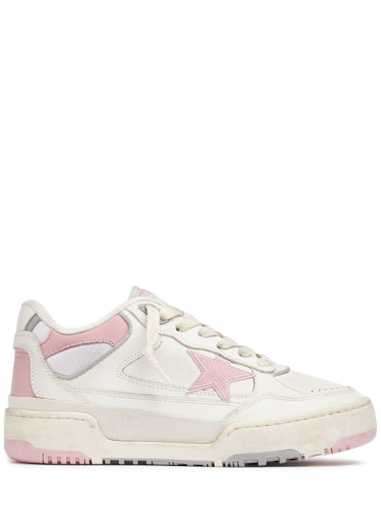 Golden Goose: Sneakers Forty2 in pelle - women_0 | Luisa Via Roma