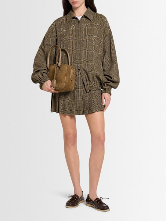 Golden Goose: Journey wool zip up jacket - women_1 | Luisa Via Roma