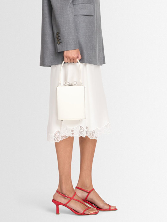 Self-portrait: Mini Bow satin bag - women_1 | Luisa Via Roma