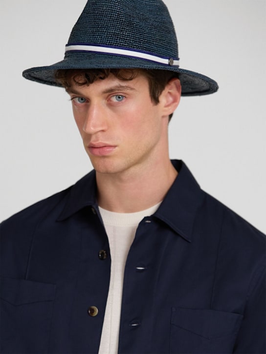 Borsalino: Panamahut aus Stroh „Argentina“ - Royal/Bianco - men_1 | Luisa Via Roma
