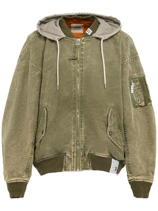 Mihara Yasuhiro: Double-layered flight jacket - men_0 | Luisa Via Roma