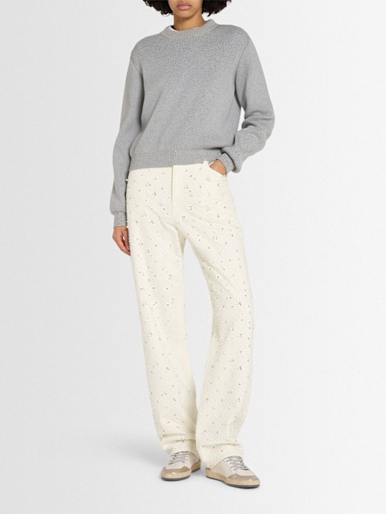 Golden Goose: Lasercut-Jeans mit Kristallen „Journey Kim“ - women_1 | Luisa Via Roma