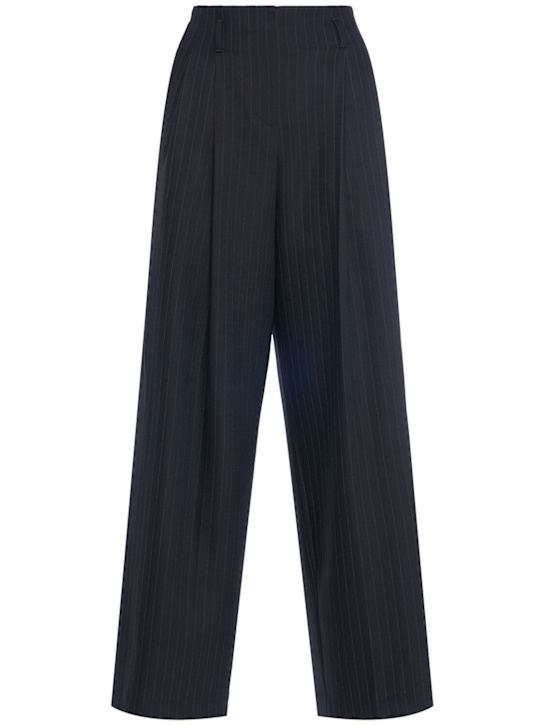 Golden Goose: Pantalon plissé en mélange de laine Journey Flavia - women_0 | Luisa Via Roma