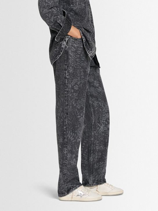 Golden Goose: Sneakers Ball Star en cuir laminé - Blanc Optique - women_1 | Luisa Via Roma