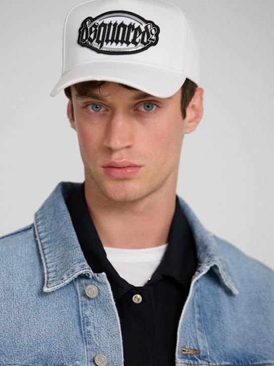Dsquared2: Gothic Dsquared2 baseball cap - women_1 | Luisa Via Roma