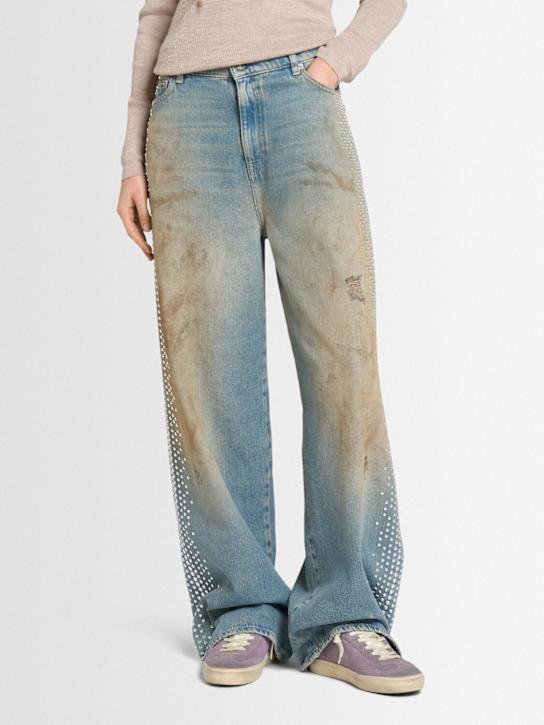 Golden Goose: Soul Star suede sneakers - Lilac - women_1 | Luisa Via Roma