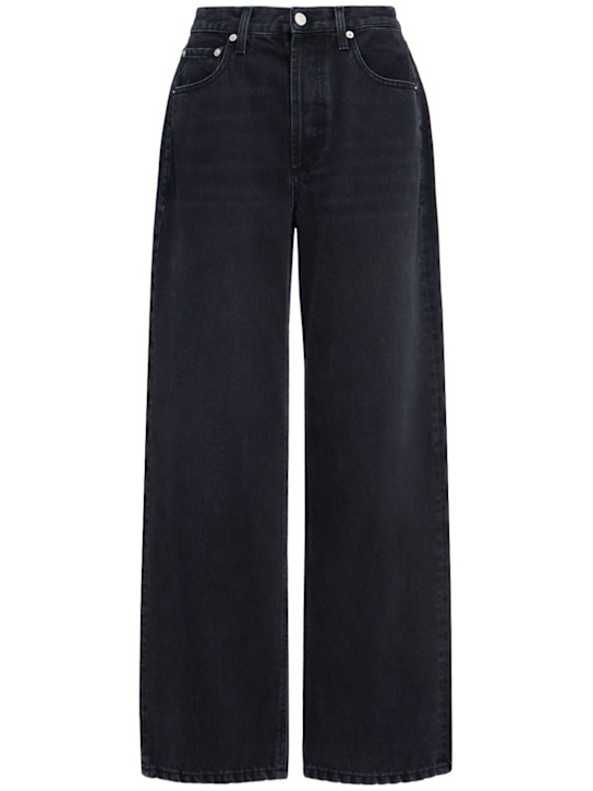 Annagreta: Clara 5ポケットデニムジーンズ - Black Wash - women_0 | Luisa Via Roma