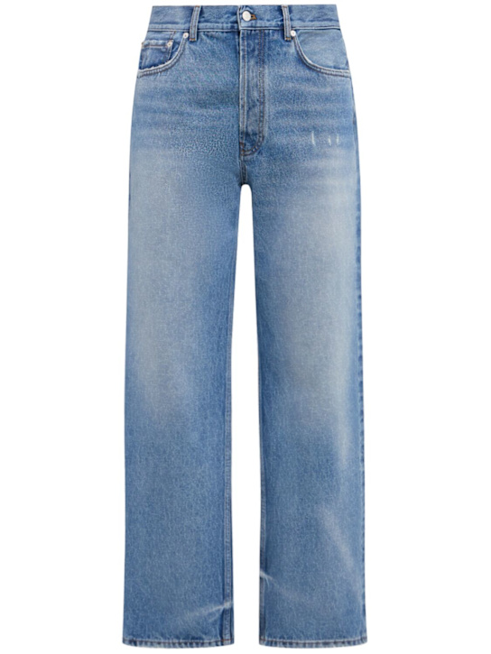 The Core: Jean en denim à 5 poches - Light Blue Wash - men_0 | Luisa Via Roma