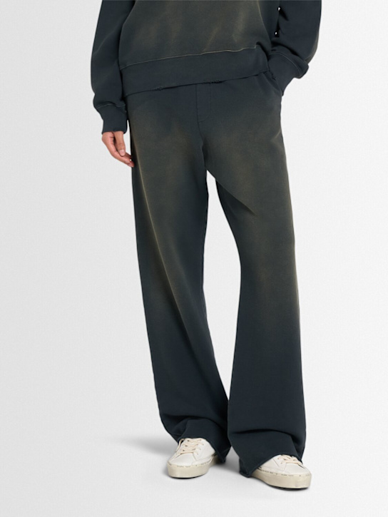 Golden Goose: Sneakers en cuir laminé Hi Star - Blanc/Argent - women_1 | Luisa Via Roma