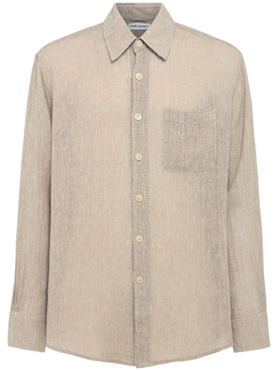 Our Legacy: Above shirt - Beige - men_0 | Luisa Via Roma