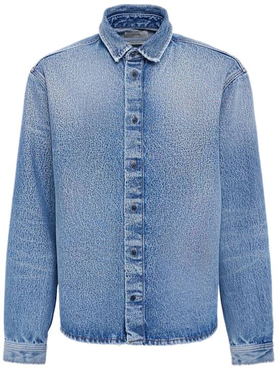 The Core: Denim shirt - Light Blue Wash - men_0 | Luisa Via Roma