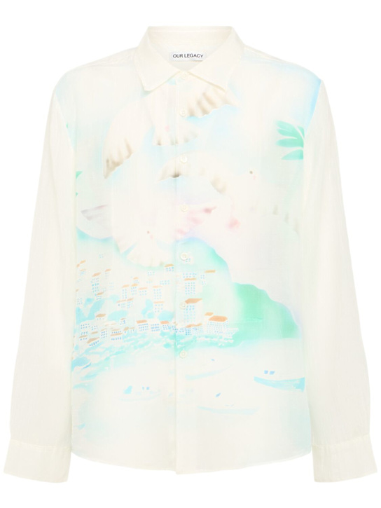 Our Legacy: Adorn shirt - White/Multi - men_0 | Luisa Via Roma