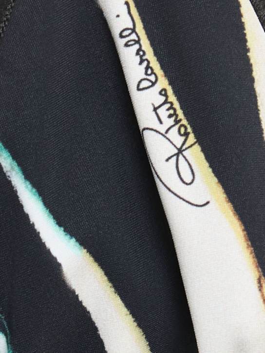 Roberto Cavalli: Ray Of Sea nylon blend bikini top - women_1 | Luisa Via Roma