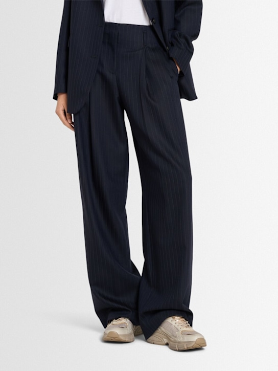 Golden Goose: Lightstar net leather sneakers - women_1 | Luisa Via Roma