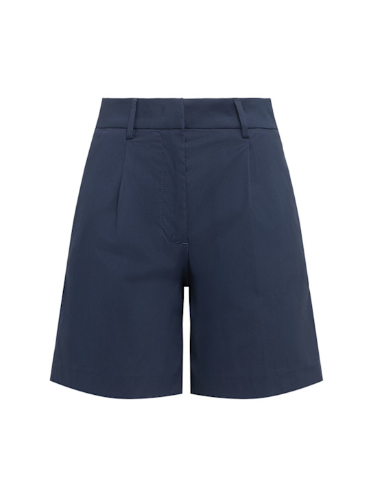 K-Way: Nive tech twill golf shorts - women_0 | Luisa Via Roma