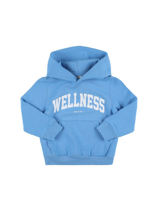 Sporty & Rich: Wellness Ivy コットンブレンドフーディー - ライトブルー - kids-boys_0 | Luisa Via Roma