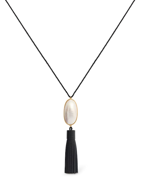 Eenk: Oval pearl necklace - women_0 | Luisa Via Roma