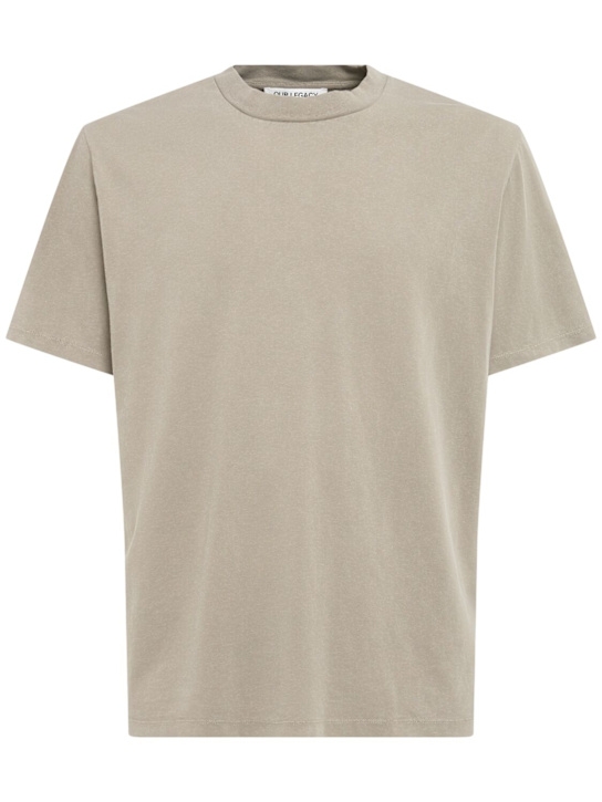 Our Legacy: Box cotton t-shirt - Grey - men_0 | Luisa Via Roma