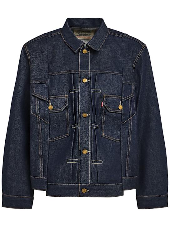 Sacai: Levi's denim jacket - men_0 | Luisa Via Roma
