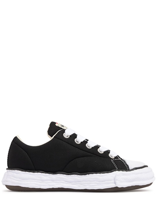 Mihara Yasuhiro: PETERSON 23 padded canvas sneakers - Black - men_0 | Luisa Via Roma