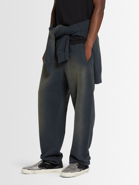 Golden Goose: VCE suede slip-on sneakers - Black - men_1 | Luisa Via Roma