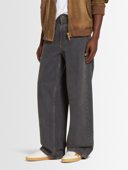 Golden Goose: Super Star suede & leather sneakers - men_1 | Luisa Via Roma