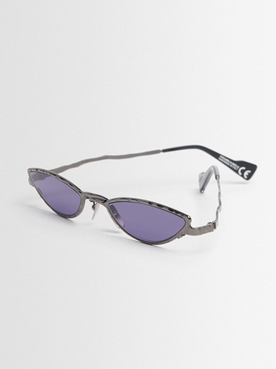 Kuboraum Berlin: Z29 cat eye metal sunglasses - men_1 | Luisa Via Roma
