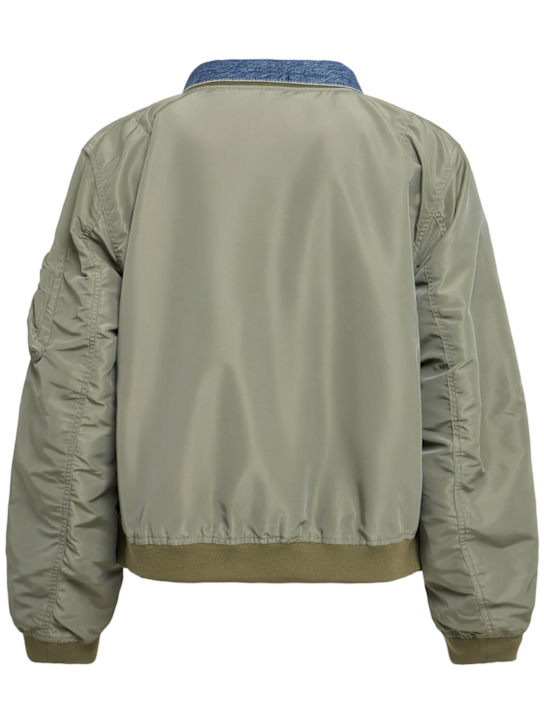 Reversible levi's denim & twill jacket - Sacai - Men  | Luisaviaroma