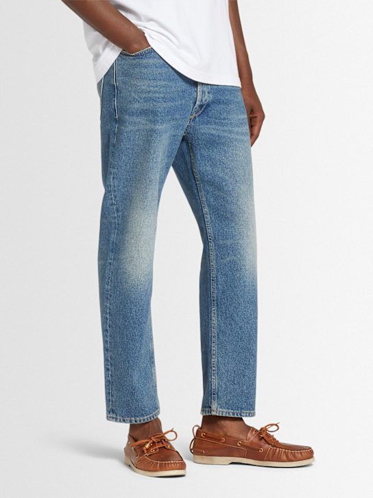 Golden Goose: Leather boat shoes - Tan - men_1 | Luisa Via Roma