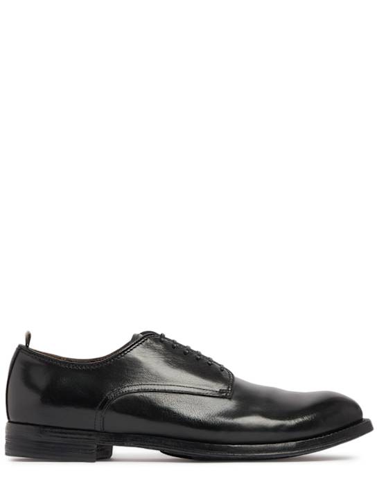 Officine Creative: Anatomia leather lace-up shoes - men_0 | Luisa Via Roma