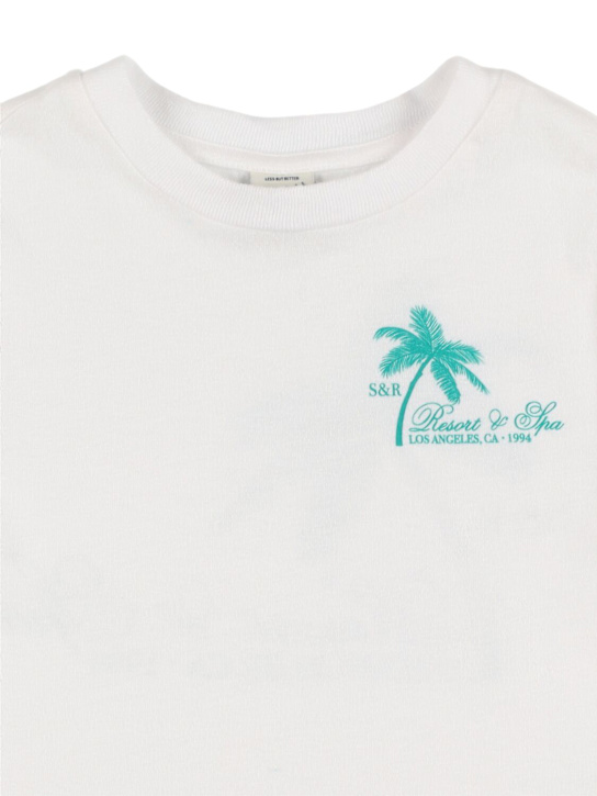 Sporty & Rich: コットンジャージーTシャツ - kids-girls_1 | Luisa Via Roma