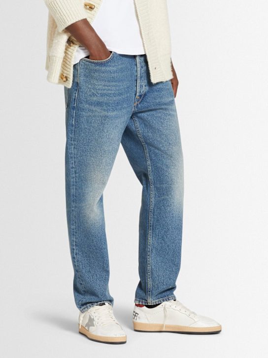 Golden Goose: Ball Star leather sneakers - White/Silver - men_1 | Luisa Via Roma