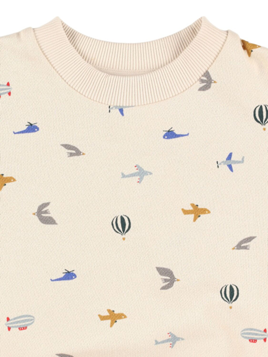 Liewood: Felpa girocollo in cotone con stampa Smile - Multicolore - kids-girls_1 | Luisa Via Roma
