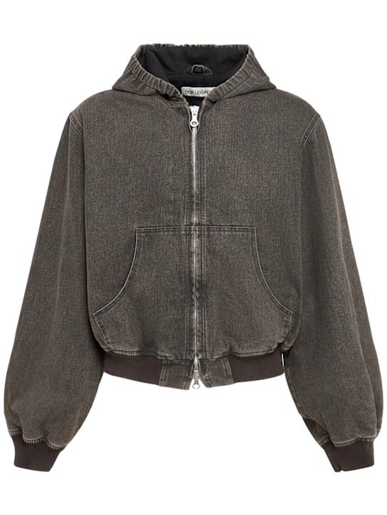 Our Legacy: Bank cotton jacket - Black - men_0 | Luisa Via Roma