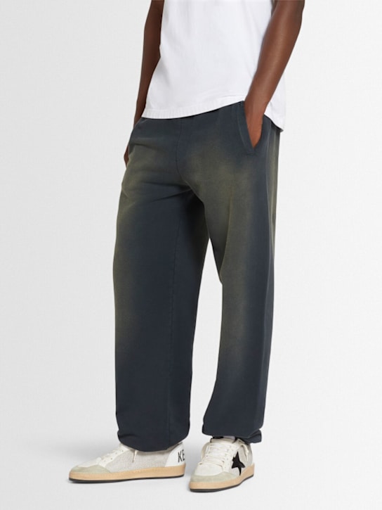 Golden Goose: Ball Star leather & suede sneakers - Silver/Black - men_1 | Luisa Via Roma