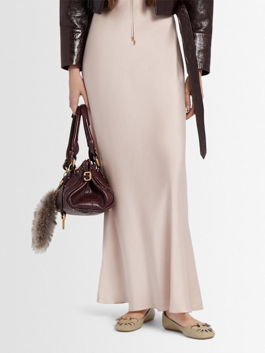 Chloé: 10mm Misty leather ballerina flats - Spearmint - women_1 | Luisa Via Roma