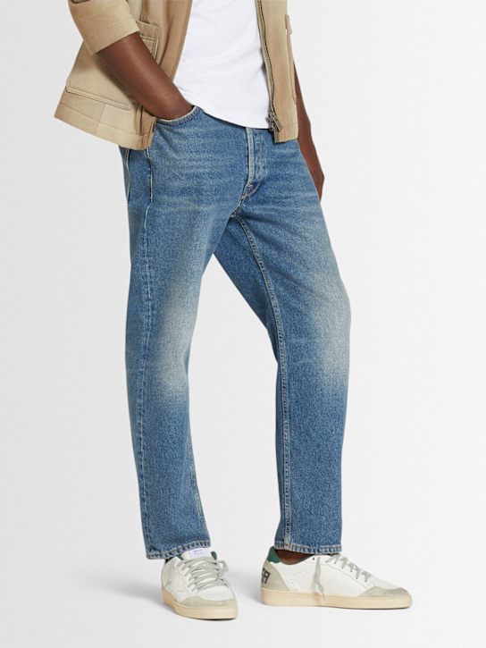 Golden Goose: Ball Star leather & suede sneakers - White/Ice/Green - men_1 | Luisa Via Roma