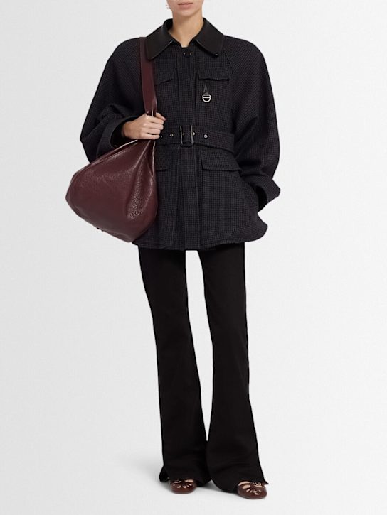 Chloé: Wool jacket - Dark Grey - women_1 | Luisa Via Roma
