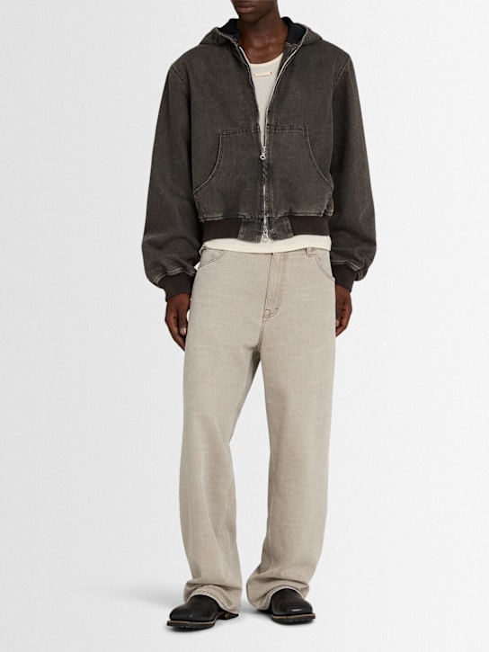 Our Legacy: Bank cotton jacket - Black - men_1 | Luisa Via Roma