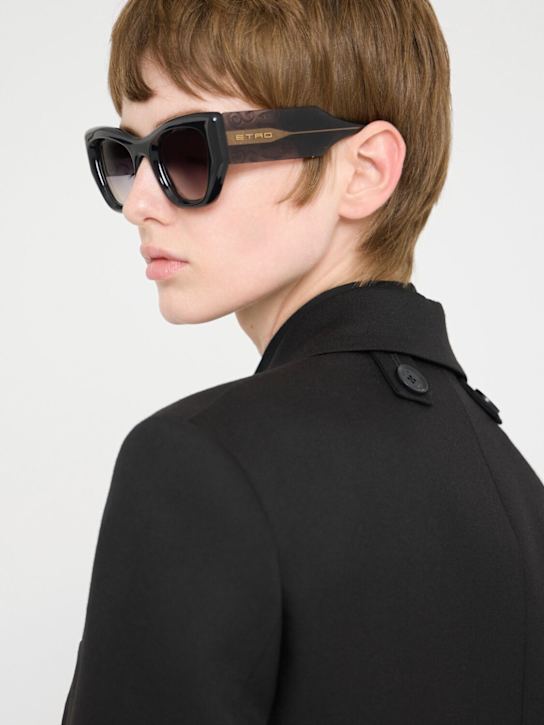 Etro: Paisley cat-eye sunglasses - women_1 | Luisa Via Roma