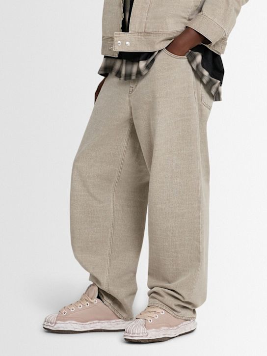 Mihara Yasuhiro: BLAKEY puffer low sneakers - Grey - men_1 | Luisa Via Roma