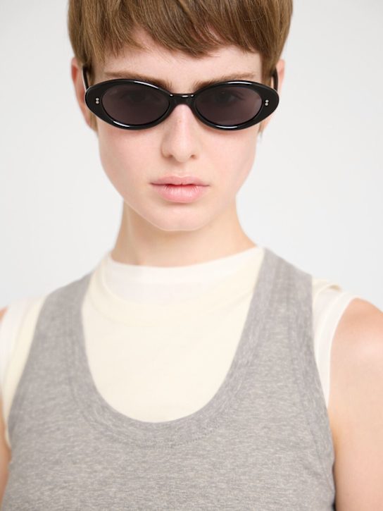 AKILA: Daisy acetate sunglasses - Black / Black - women_2 | Luisa Via Roma