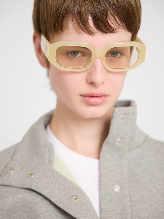 The Attico: Blake squared acetate sunglasses - women_1 | Luisa Via Roma