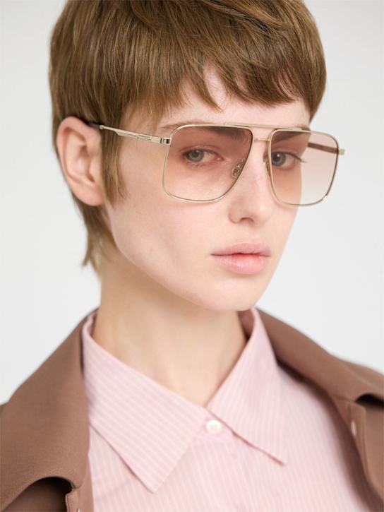 Victoria Beckham: V Line メタルサングラス - women_1 | Luisa Via Roma