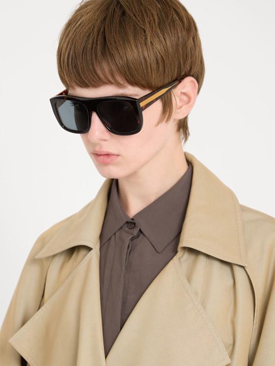 Stella McCartney: Squared acetate sunglasses - women_1 | Luisa Via Roma