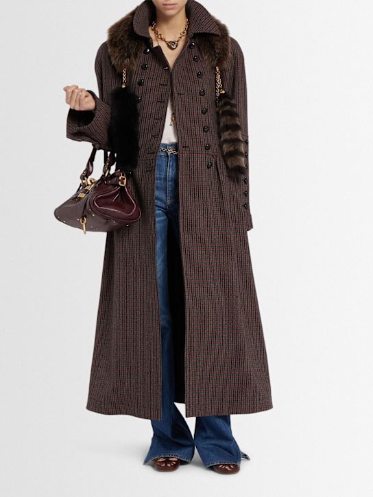 Chloé: High rise straight jeans - Blue - women_1 | Luisa Via Roma