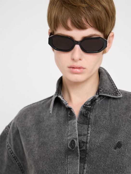 The Attico: Irene Squared bio-acetate sunglasses - women_1 | Luisa Via Roma