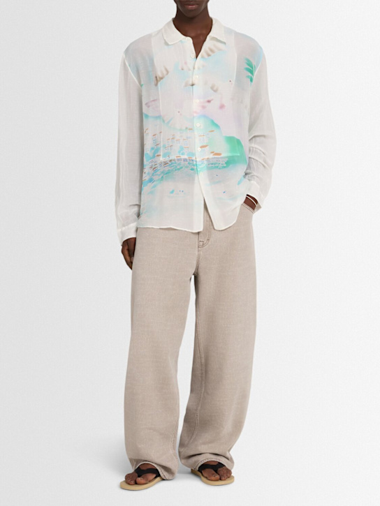 Our Legacy: Adorn shirt - White/Multi - men_1 | Luisa Via Roma