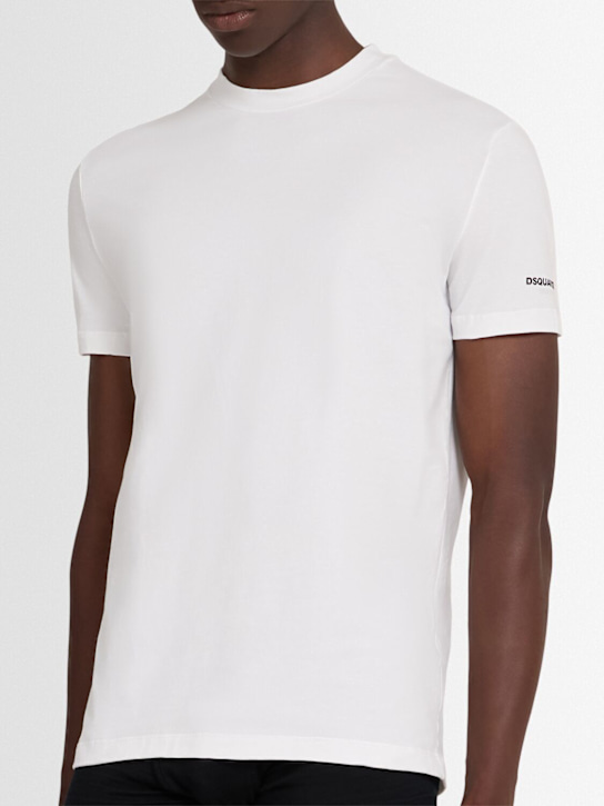 Dsquared2: ジャージーTシャツ 2枚パック - men_1 | Luisa Via Roma